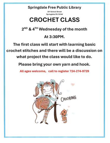 Crochet Class
