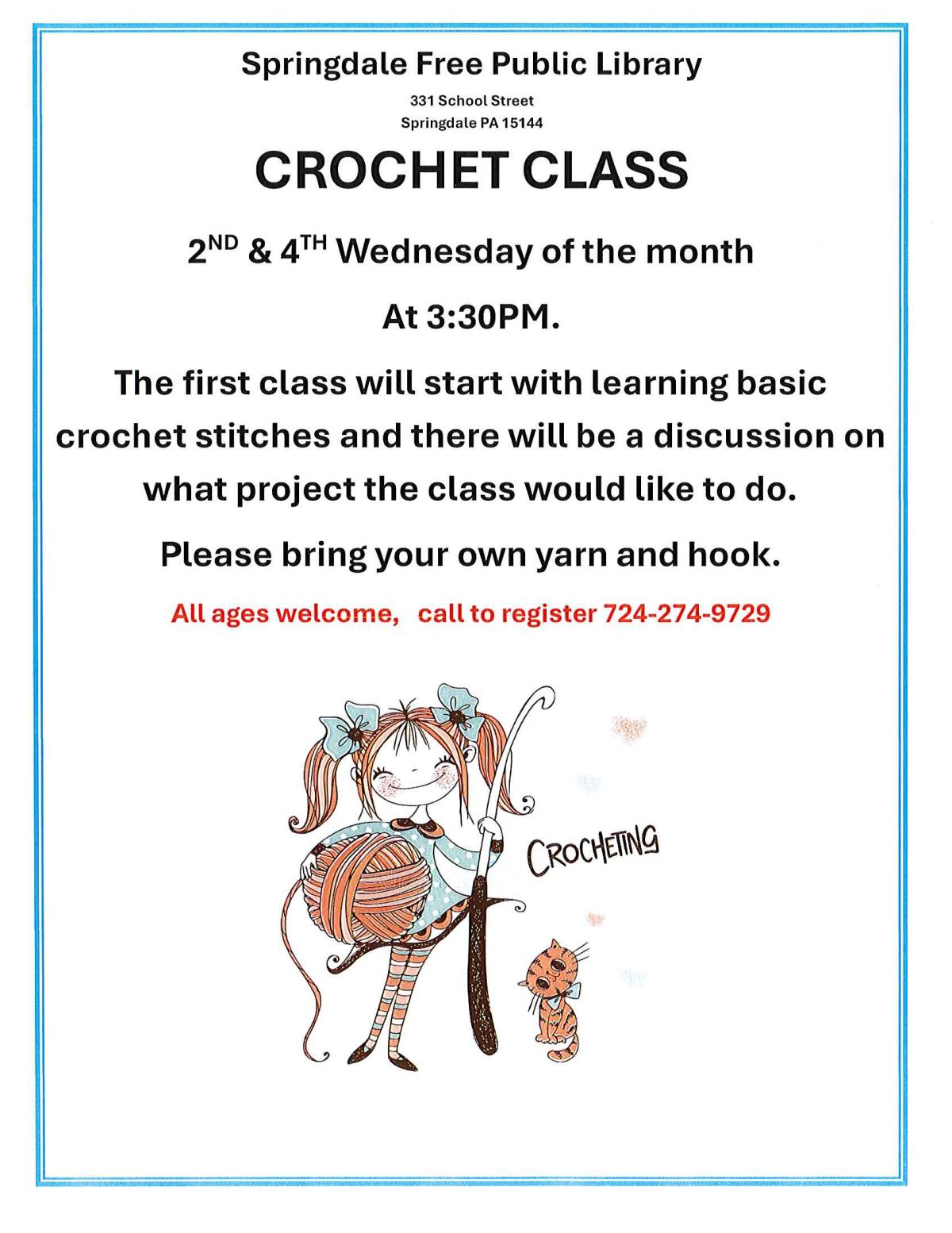 Crochet Class